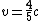 v = \frac{4}{5}c